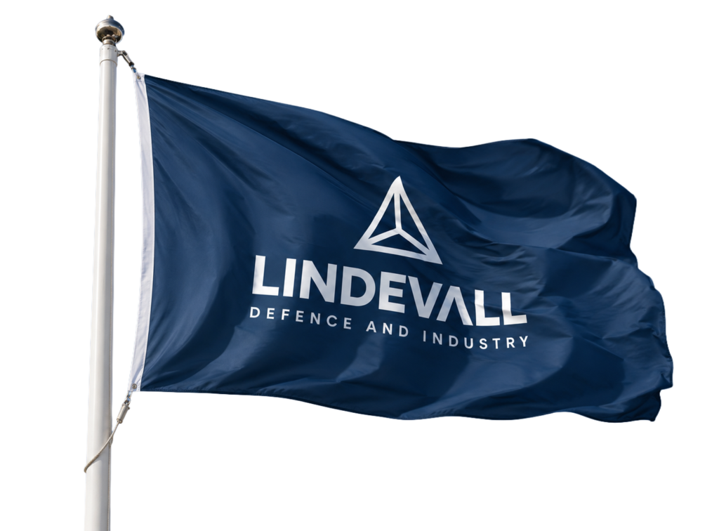 lindevall-flagga på stång